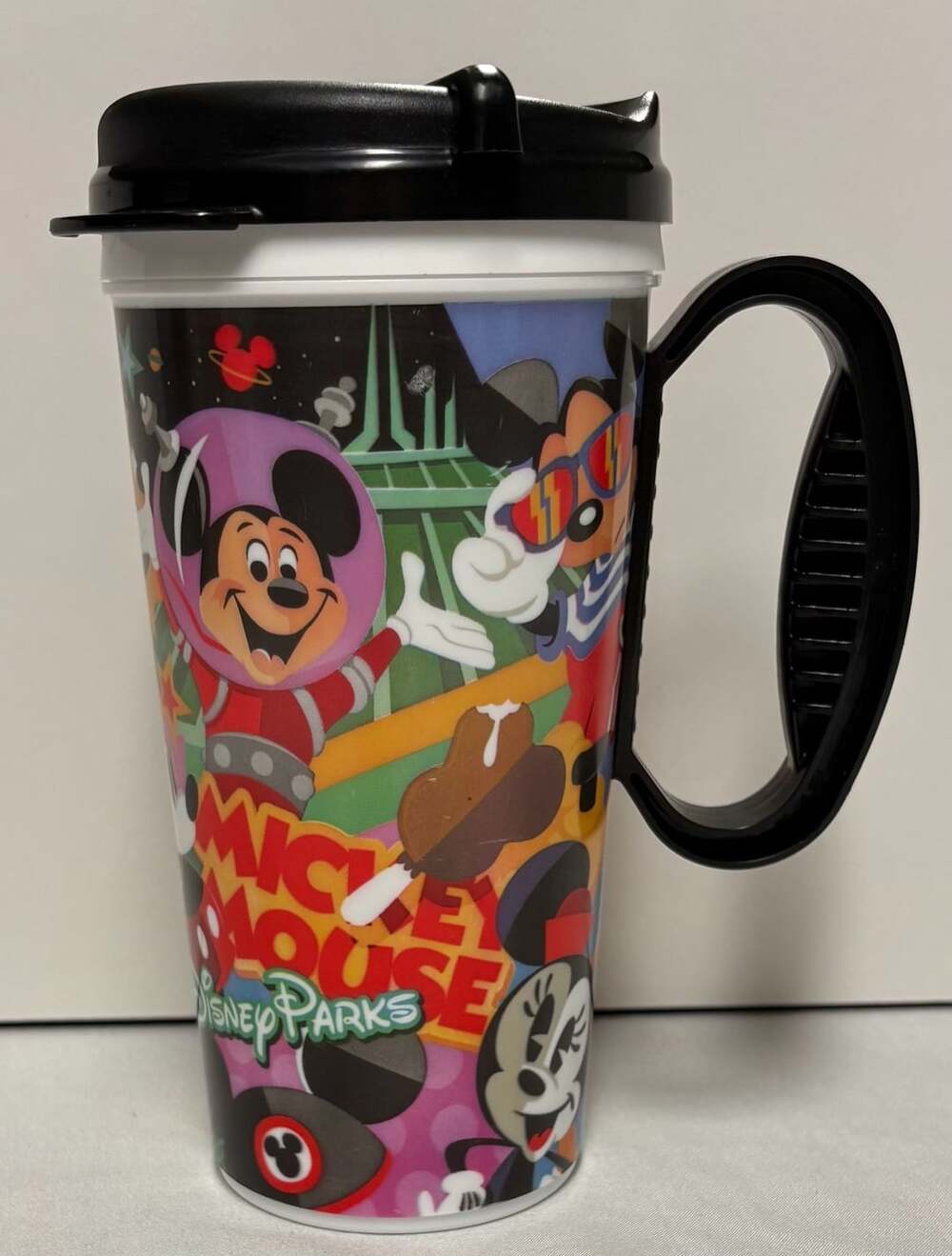 Disney Parks Mickey Mouse Club Rapid Fill Resort Refillable Travel Mug